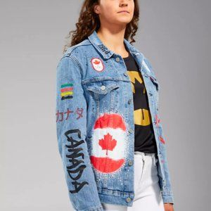 Team Canada Olympics Jean Jacket